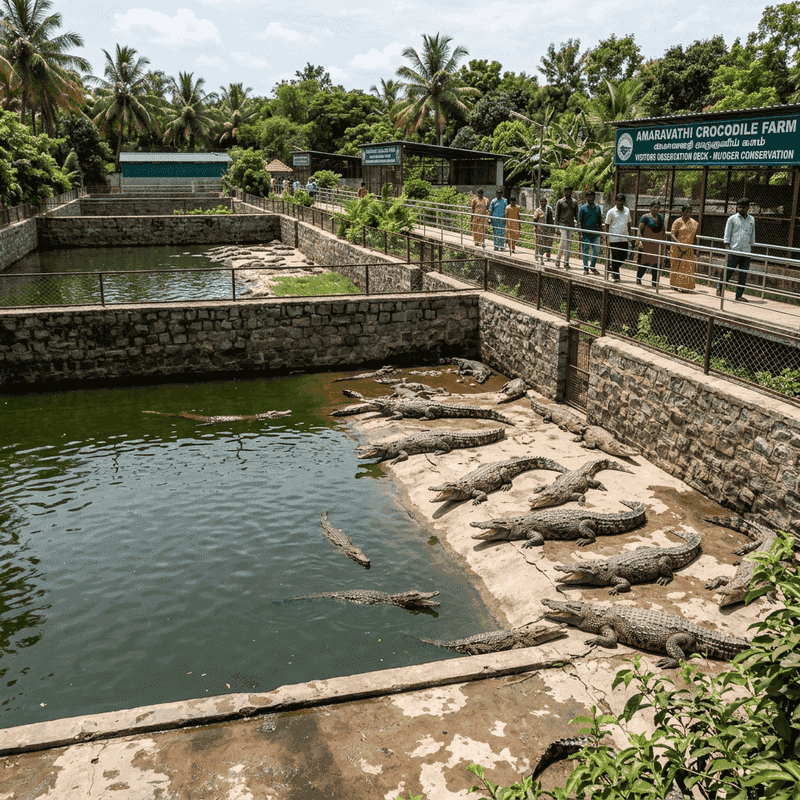 Amaravathi Crocodile Farm