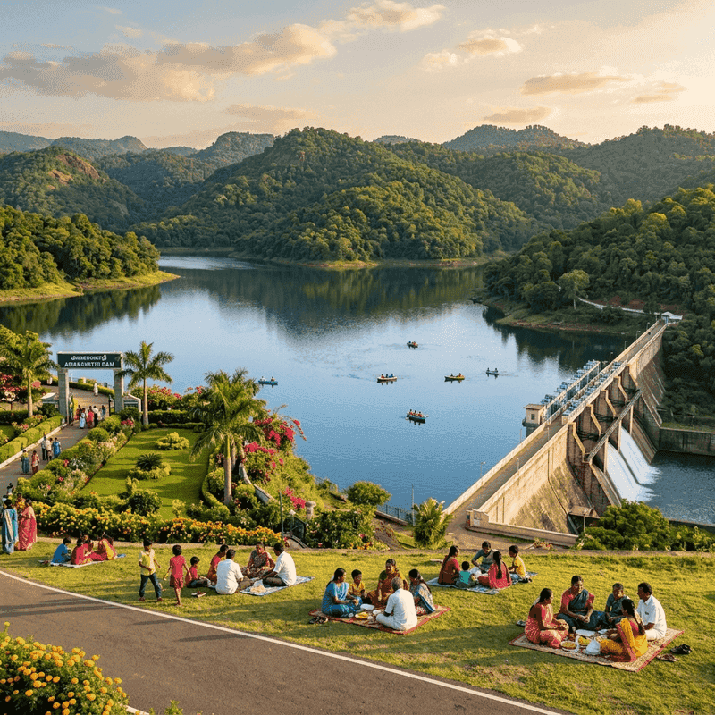 Amaravathi Dam Karur